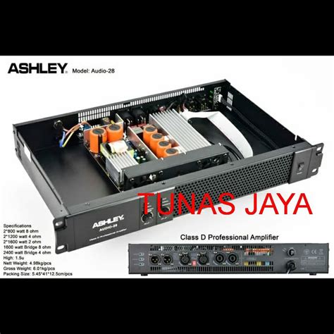 Jual Power Ashley Audio Original Amplifier Ch Ashley Audio