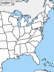 Printable Map Of Eastern Us States