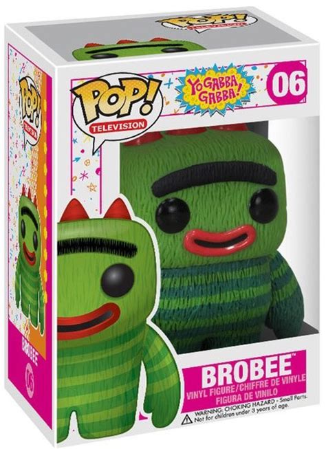 Figurine Pop Yo Gabba Gabba 6 Pas Cher Brobee