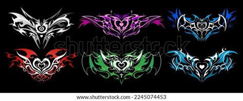 Succubus Womb Tattoo Demon Heart Sigil Stock Vector Royalty Free 2245074453 Shutterstock