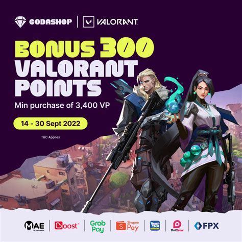 VALORANT Get Bonus 300 VP With Codashop Codashop Blog MY