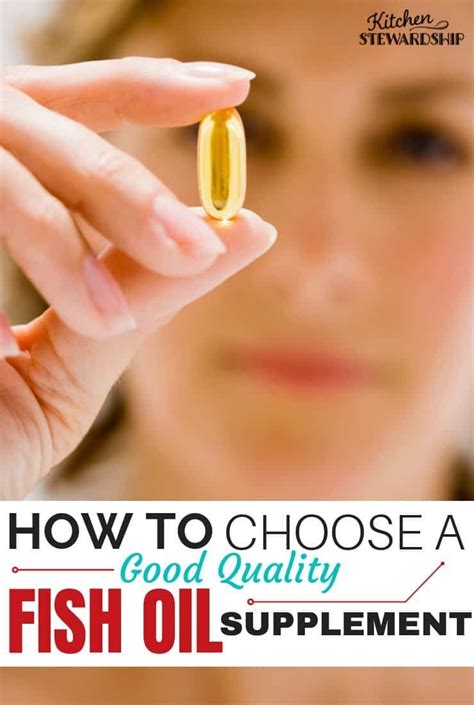 What To Look For In A Good Quality Fish Oil Fish Oils Supplements