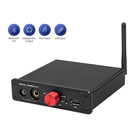 Suca Audio Hifi Bluetooth 5 0 Usb Dac Q7 Decoder Sound Amplifier