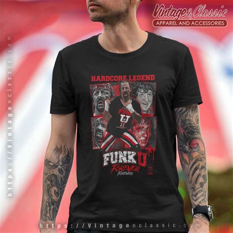 Terry Funk Shirt Hardcore Funker Funku Forever Vintagenclassic Tee