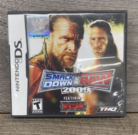 WWE SmackDown Vs Raw 2009 Featuring ECW Nintendo DS 2008 For Sale