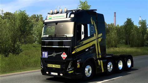 BOÎTE LUMINEUSE PETROBRAS VOLVO FH 2022 SANAX 1 0 1 47 ETS2 ETS2 Mod