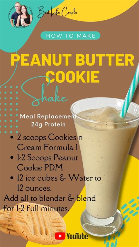 Indulge In A Creamy Herbalife Peanut Butter Cookie Shake