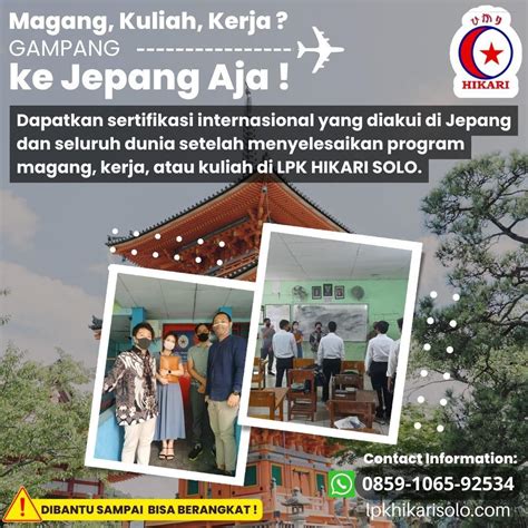 Program Magang Jepang Adalah Di Solo Hub By Lpk Jepang