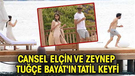 Cansel Elçin ve Zeynep Tuğçe Bayat ın tatil keyfi