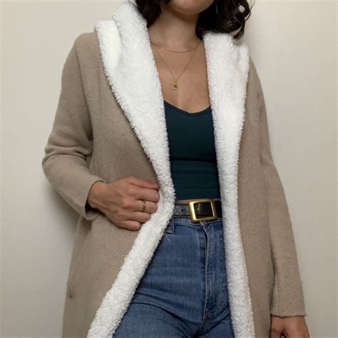 Jackets And Coats Shearling Sweater Coat Poshmark