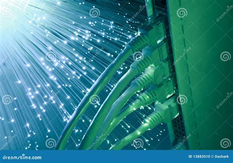 Network cable and hub stock photo. Image of future, optic - 13883510