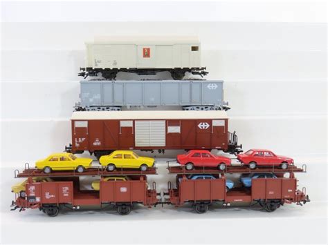 Märklin H0 45657 Model train freight carriage 1 5 piece freight