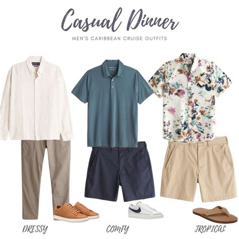 Caribbean Cruise Outfits For Men Detailed Packing List Mens Outfits