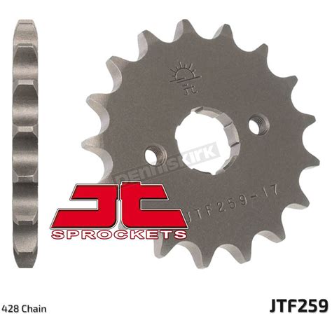 JT Sprockets Front Chromoly Steel Alloy 428 17 Tooth Sprocket JTF259