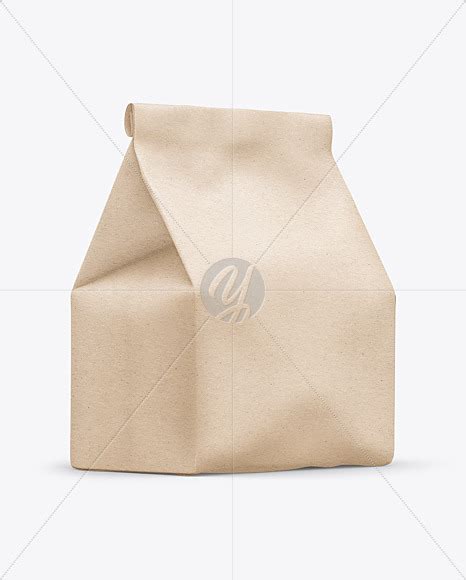 Kraft Paper Takeaway Food Bag Mockup Free Download Images High