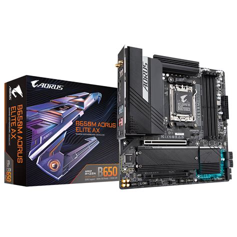 B650M AORUS ELITE AX rev 1 0 1 1 Características Placas mãe