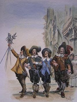 Illustration Des Trois Mousquetaires Les Trois Mousquetaires