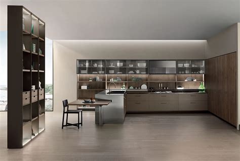 Cucina Design Soul In Rovere Terra D Ombra Nodato E Laccato Opaco Di