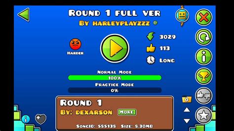 Geometry Dash Round Full Ver By Harleyplayzzz Youtube