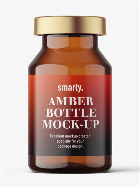 Matt Pill Bottle Jar Mockup Smarty Mockups