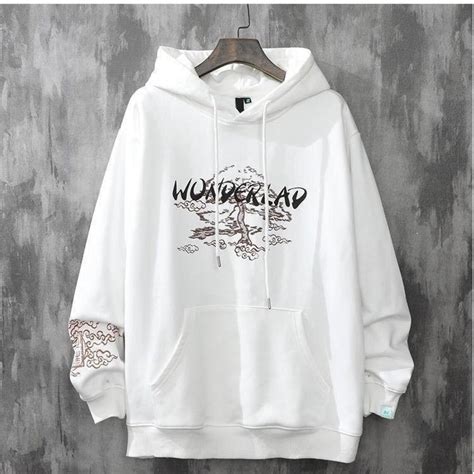 Unisex Japanese Art Style Hoodie Harajuku Streetwear Etsy