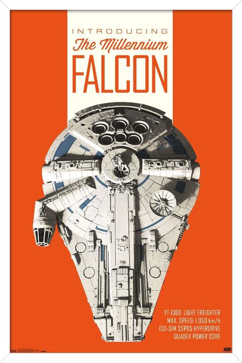 Star Wars Solo Millennium Falcon Poster Walmart Walmart