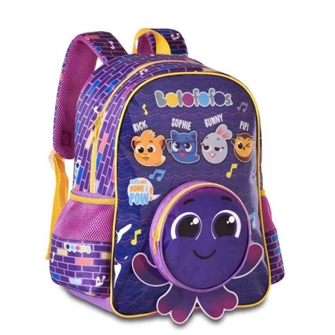 Mochila Escolar Clio De Costas Infantil Bolofofos Shopee Brasil