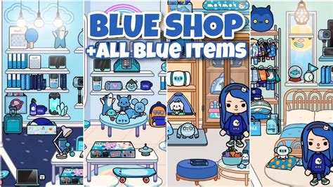 Blue Shop All Blue Items In Toca Life World Toca Boca Necolawpie