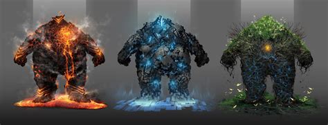 Elemental Golem Bryan Lim Guan Hong On Artstation At