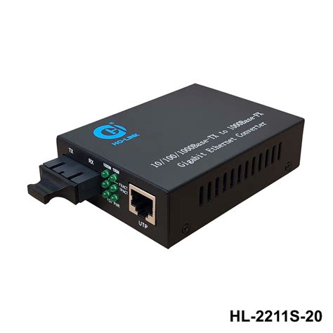 Bộ chuyển đổi quang điện 2 sợi quang gigabit HO LINK HL 2211S 20 Việt Nam