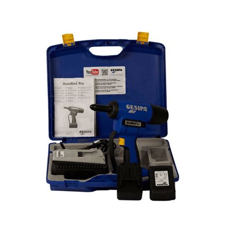 Gesipa Accubird PRO CAS Cordless Rivet Gun Rivnut Fastening Systems