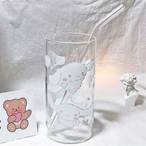 Kawaii Sanrio Cinna Moroll Kuromi Glas Karikatur Hoch Temperatur Best