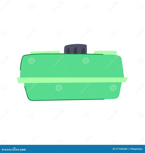 Rainwater Plastic Tank Cartoon Vector Illustration Cartoondealer