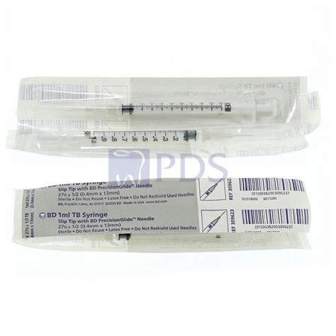 Bd Tuberculin Syringe 309623 Prime Dental Supply