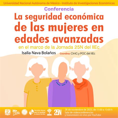 Conferencia La Seguridad Econ Mica De Las Mujeres En Edades Avanzadas