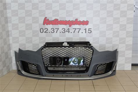 Pare Choc Avant Audi A3 8V RS3 Design Berline Et Cabriolet Kustomorphose