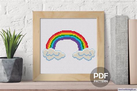 Rainbow Cross Stitch Pattern | Cross Stitch Patterns