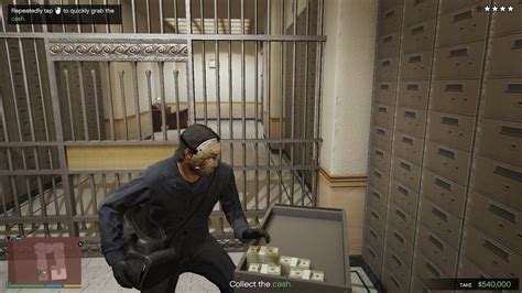 Gta V Pacific Standard Bank Heist Five Star Escaped Ve Dga 4 3 5 Youtube