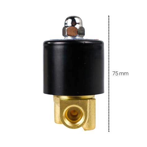 Geerte Electric Solenoid Water Valve 220v 2 Point 1 4 Inch 2w 025 08 Black