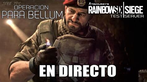 🔴rainbow Six Siege Ts Alibi Y Maestro Para Bellum En Directo Gameplay Español [1080p60