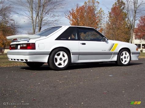 Oxford White 1989 Ford Mustang Saleen Ssc Fastback Exterior Photo