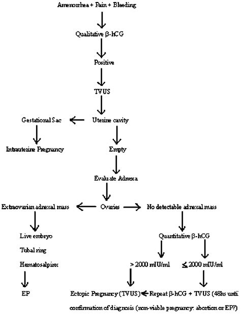 Protocol For The Non Invasive Diagnosis Of Ectopic Pregnancy Download Scientific Diagram