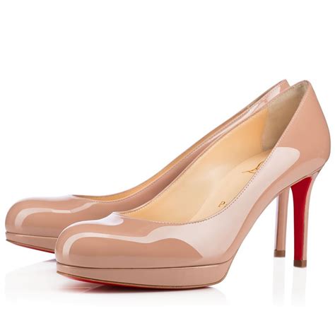 Replica Christian Louboutin Nude Patent New Simple Mm Pumps