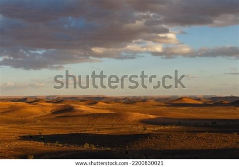 Sunset Sahara Desert Top View Valley Stock Photo 2200830021 | Shutterstock