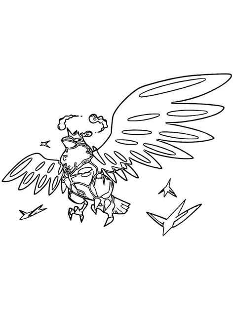 Corviknight Coloring Pages Free Pokemon Coloring Pages Printables