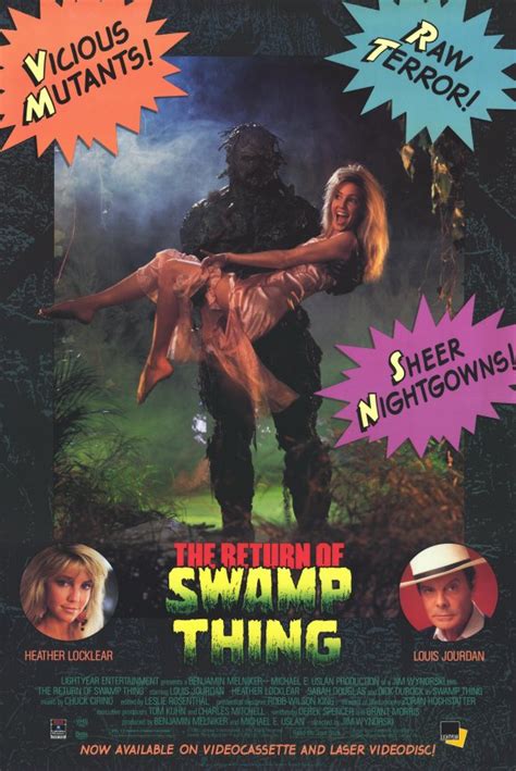 The Return of Swamp Thing Movie Posters From Movie Poster Shop