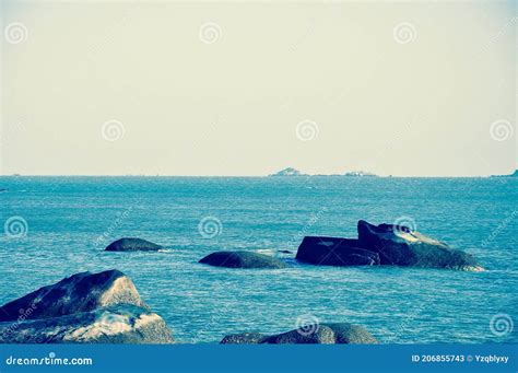 Sea Beach And Rocks Stock Image Image Of Beach Nature 206855743