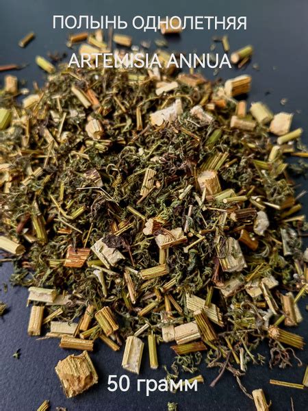 Полынь однолетняя, Artemisia annua, крупный помол, 50гр - купить с ...