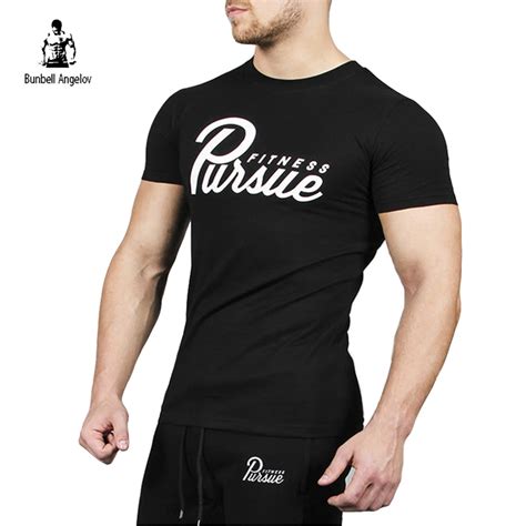 Gyms Summer Brand Men T Shirt Bodybuilding Slim Cotton Shirts Crossfit Short Sleeve Fitness Men