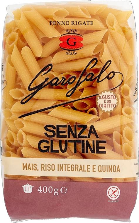 Garofalo Pasta Senza Glutine Penne Rigate 400g Amazon It Alimentari